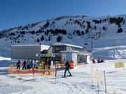 Saloberjet - 6er Hochgeschwindigkeits-Sesselbahn (kuppelbar) mit Abdeckhauben und Sitzheizung