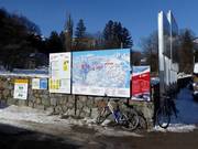 Informationstafel an der Talstation