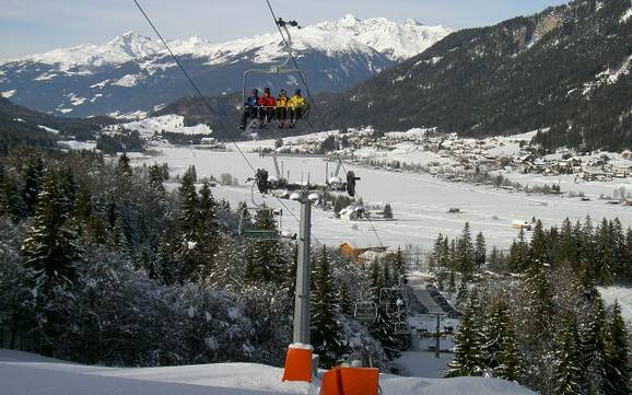Naturpark Weissensee: beste Skilifte – Lifte/Seilbahnen Naggler Alm – Techendorf (Weissensee)