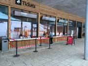 Gepflegter Kassenbereich