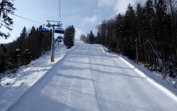 Skigebiete für Könner und Freeriding Schlesische Beskiden (Beskid Śląski) – Könner, Freerider Szczyrk Mountain Resort