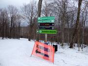 Leichte Pisten führen zu allen Talstationen