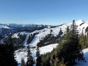 Blick vom Bolgengrat zum Riedbergerhorn