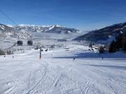 Leichte Talabfahrt nach Kaprun