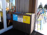 Mülltrennung im Skigebiet