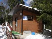 WC bei der Sesselbahn Yastrebets Express