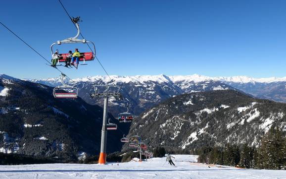 Größter Höhenunterschied in den Gailtaler Alpen – Skigebiet Goldeck – Spittal an der Drau