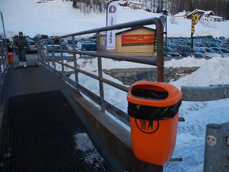 Piemont: Sauberkeit der Skigebiete – Sauberkeit Alagna Valsesia/Gressoney-La-Trinité/Champoluc/Frachey (Monterosa Ski)