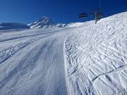 Schwere Abfahrt Trainingsstrecke