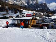 Snack-Bar am Pistenrand