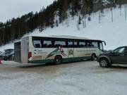 Die Mittersteingondel ist mit dem Skibus erreichbar
