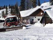 Check-In auf der Tauplitzalm am Parkplatz