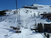 Petite Aiguille - 4er Sesselbahn fix geklemmt