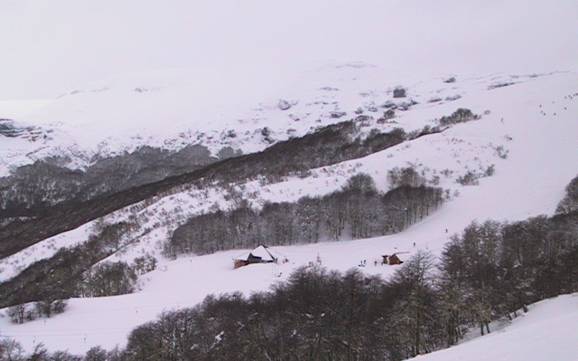 Neuquén: Größe der Skigebiete – Größe Chapelco