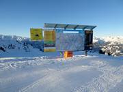 Pistenplan mit aktuellen Informationen in Zell am Ziller