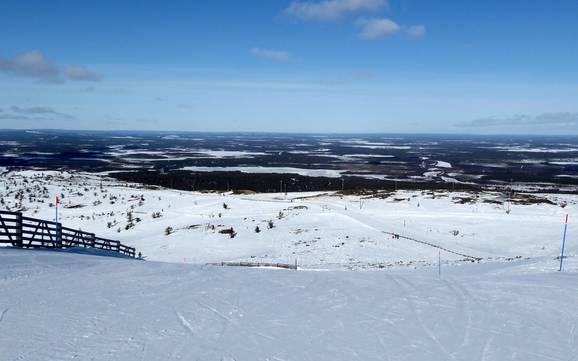 Skifahren im Finnischen Lappland