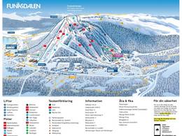Pistenplan Funäsdalsberget