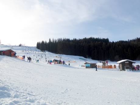 Bayerisches Alpenvorland: Größe der Skigebiete – Größe Schwärzenlifte – Eschach