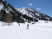 Leichte Piste an der Sesselbahn Snowpine