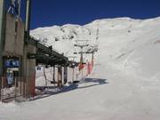 Albonagratbahn - 2er Sesselbahn fix geklemmt