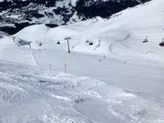 Mittelschwere Abfahrt am Urdenfürggli