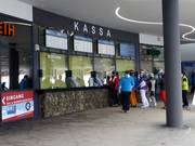 Moderner und gepflegter Kassenbereich in Leogang