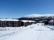 Blick von der SkiStar Lodge Trysil zum Nordre Kanken