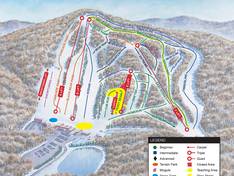 Pistenplan Bear Creek Mountain Resort