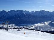 Blick vom Steinermandl auf Lienz und die Lienzer Dolomiten