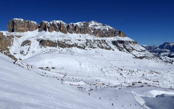 Skifahren bei Rocca Pietore