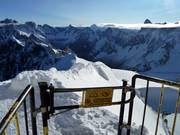 Nichts für schwache Nerven ist der Zugang zur Piste