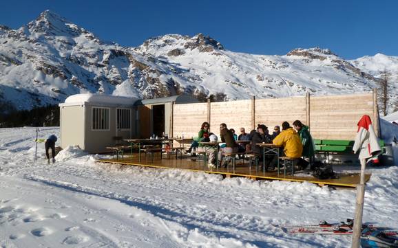 Hütten, Bergrestaurants  Bergell – Bergrestaurants, Hütten Aela – Maloja