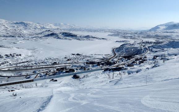 Skifahren in Katterjåkk