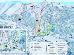 Pistenplan Gréolières les Neiges