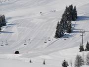 Perfekter Pistenteppich am Mont Bisanne