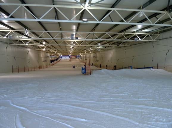 Hauptpiste in der SnowWorld Terneuzen