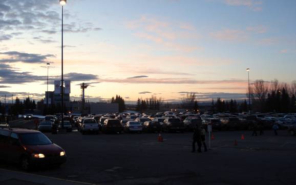 Calgary Region: Anfahrt in Skigebiete und Parken an Skigebieten – Anfahrt, Parken Canada Olympic Park – Calgary