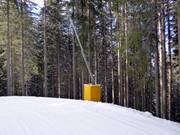 Lanzenbeschneiung auf der Alpe Cermis