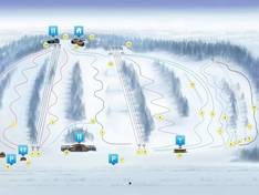 Pistenplan Zolotaya Dolina