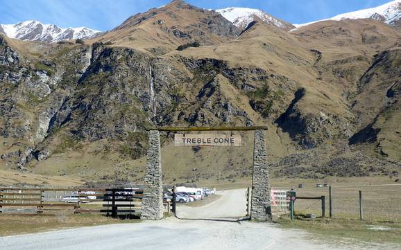Neuseeland: Anfahrt in Skigebiete und Parken an Skigebieten – Anfahrt, Parken Treble Cone