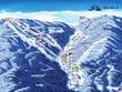 Pistenplan vom Skigebiet Bílá