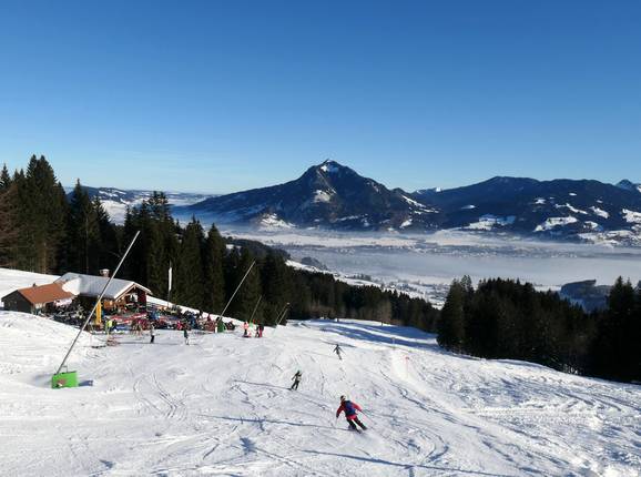 Skigebiet Ofterschwang/Gunzesried mit Familienabfahrt