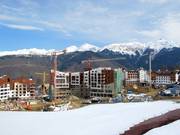 Baustelle Olympisches Dorf – hier entstehen weitere Hotels