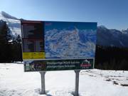 Pistenplan im Skigebiet Sudelfeld