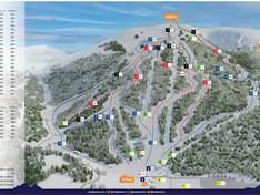 Pistenplan Babin Do – Bjelašnica