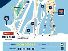 Pistenplan Mont Bellevue