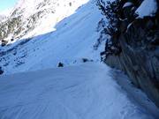 Skiroute Fernau zur Talstation