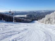 Mittelschwere Piste an der Großen Almberg-Sesselbahn