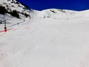 Mittelschwere Abfahrt Combe Armand am gleichnamigen Tellerlift