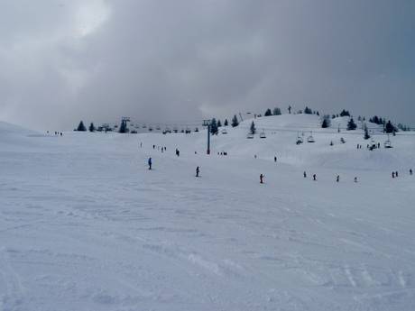 Skigebiete für Anfänger in Chamonix-Mont-Blanc – Anfänger Les Houches/Saint-Gervais – Prarion/Bellevue (Chamonix)